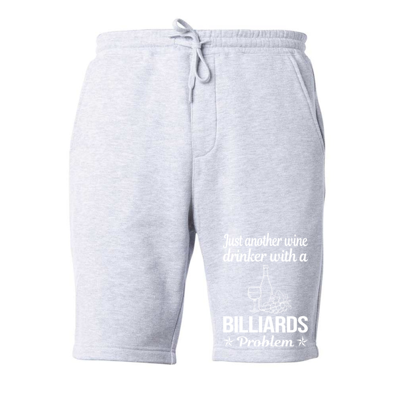 Funny Wine Drinker Billiards Fleece Short | Artistshot