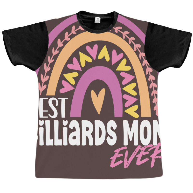 Best Billiards Mom Ever Graphic T-shirt | Artistshot