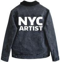 Nyc Artist 80s Unisex Sherpa-lined Denim Jacket | Artistshot