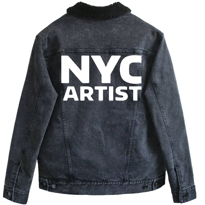 Nyc Artist 80s Unisex Sherpa-Lined Denim Jacket by racidaniritx | Artistshot