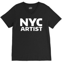 Nyc Artist 80s V-neck Tee | Artistshot