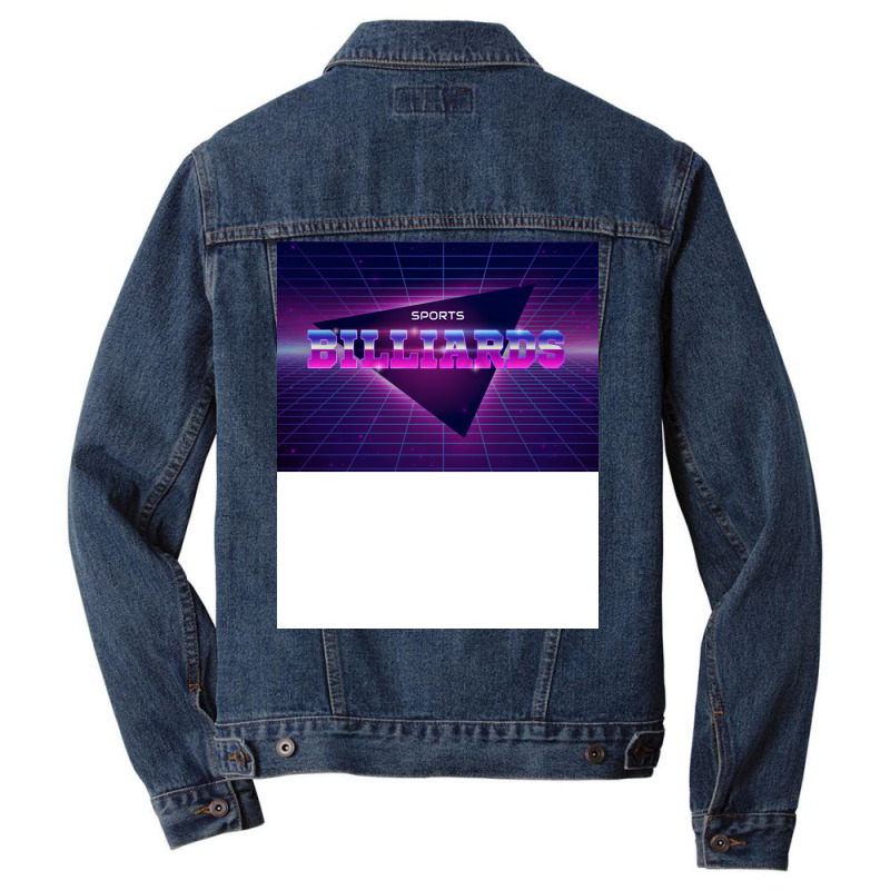 Billiards Sports Men Denim Jacket | Artistshot