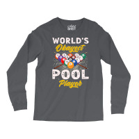 Worlds Okayest Pool Player Billiards 2 Long Sleeve Shirts | Artistshot