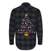 Cool Billiards Gift Christmas Tree Billiards Lover Flannel Shirt | Artistshot