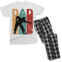 Billiards Dad Vintage Fathers Day Men's T-shirt Pajama Set | Artistshot