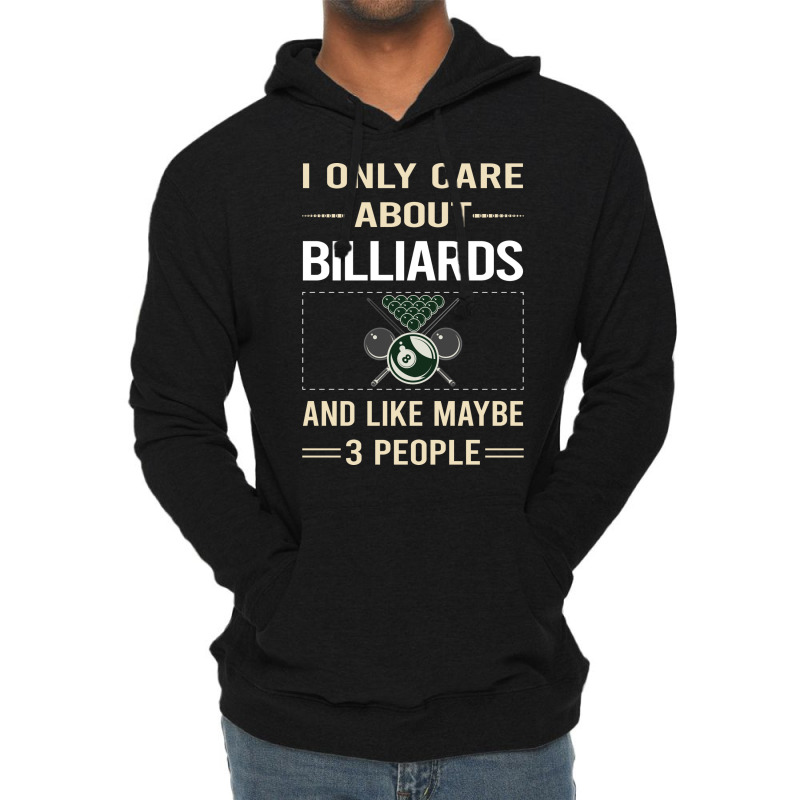 Funny 3 People Billiards Lightweight Hoodie | Artistshot