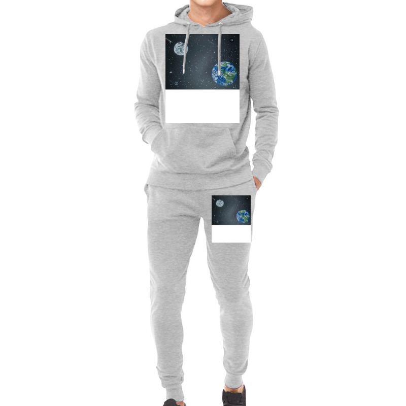 Earth In The Corner Pocket Hoodie & Jogger Set | Artistshot