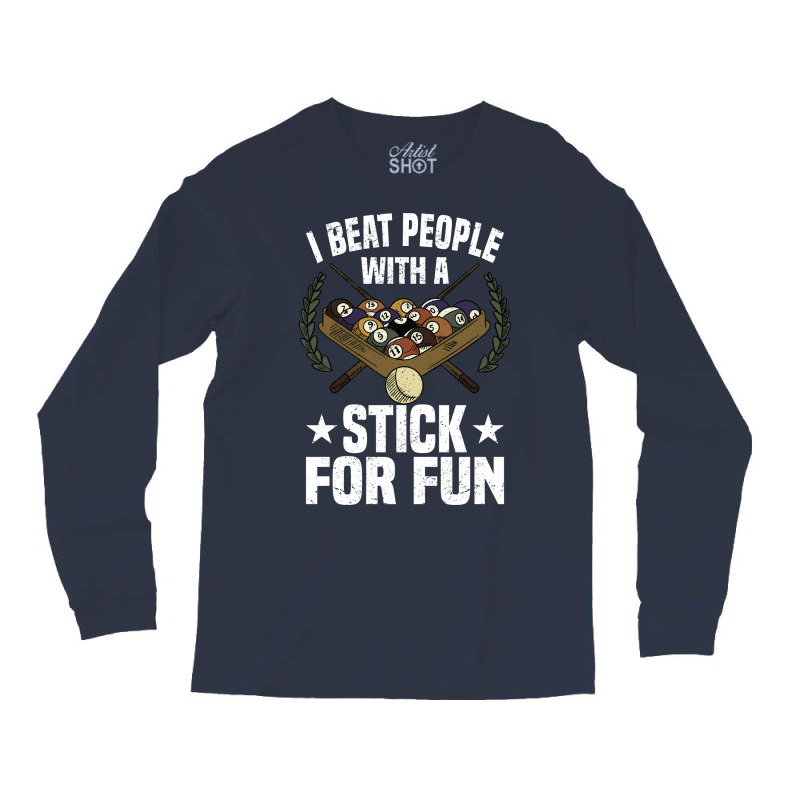 Billiards Pool Player Snooker Funny Gift Long Sleeve Shirts | Artistshot