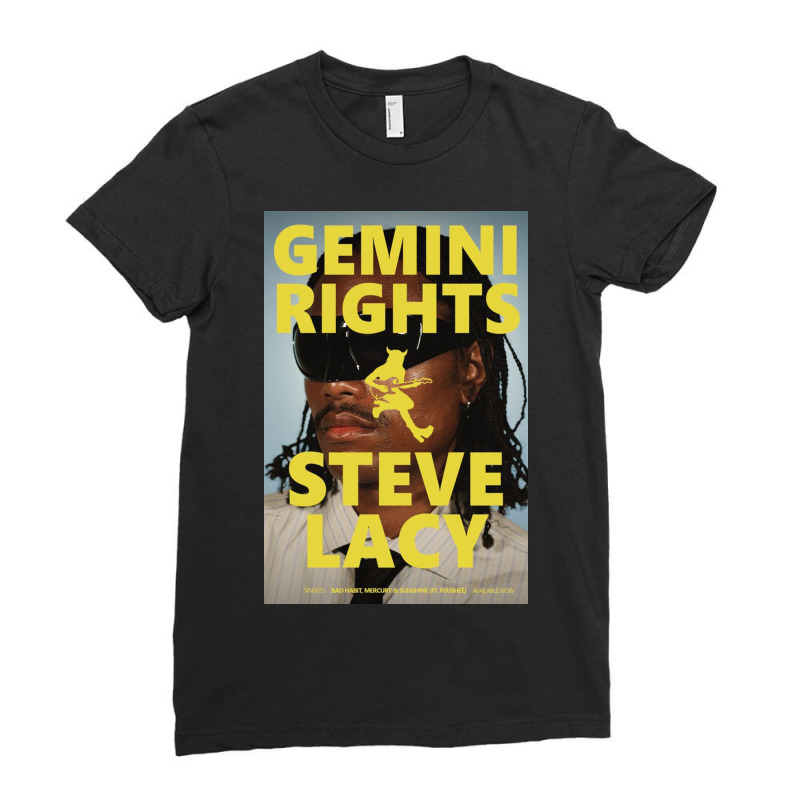 Steve Lacy Gemini Rights Ladies Fitted T-Shirt by ruthsandlin | Artistshot