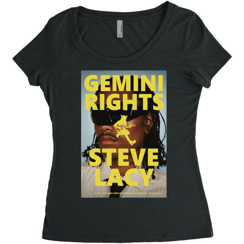 Steve Lacy Gemini Rights Women's Triblend Scoop T-shirt by ruthsandlin | Artistshot