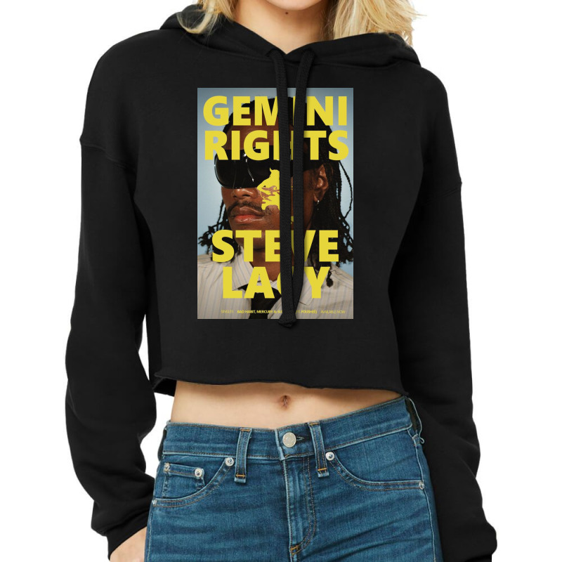 Steve Lacy Gemini Rights Cropped Hoodie by ruthsandlin | Artistshot