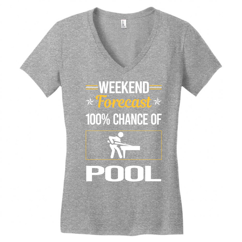 Funny Weekend Pool Women's V-Neck T-Shirt by cachjheartyx | Artistshot