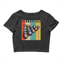 Billiards Gifts Vintage 1980s Billiards Crop Top | Artistshot