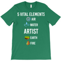 5 Elements Artist Stars T-shirt | Artistshot