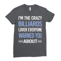 Funny Crazy Lover Billiards Ladies Fitted T-shirt | Artistshot