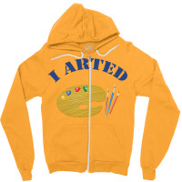 Art I Arted Vintage Zipper Hoodie | Artistshot