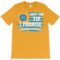 Just The Tip I Promise Funny Billiards American Fl T-shirt | Artistshot