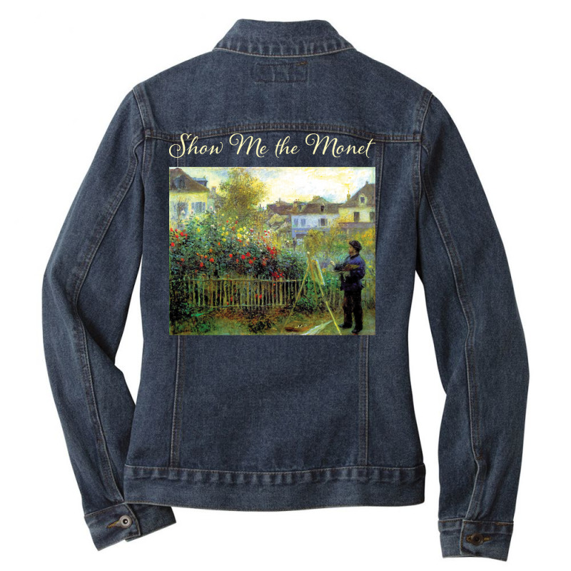 Art Show Me The Monet Love Ladies Denim Jacket by jhodikelimaj | Artistshot