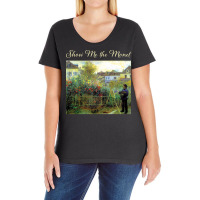 Art Show Me The Monet Love Ladies Curvy T-shirt | Artistshot