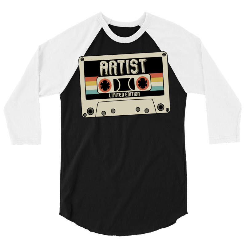 Artist Limited Edition Vintage Style 3/4 Sleeve Shirt by zydravidic2 | Artistshot