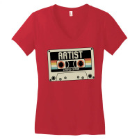 Artist Limited Edition Vintage Style Women's V-neck T-shirt | Artistshot