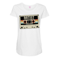 Artist Limited Edition Vintage Style Maternity Scoop Neck T-shirt | Artistshot