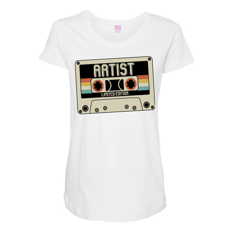 Artist Limited Edition Vintage Style Maternity Scoop Neck T-shirt by zydravidic2 | Artistshot