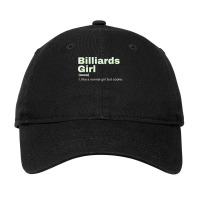 Billiards Girl Billiards Adjustable Cap | Artistshot