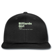 Billiards Girl Billiards Printed Hat | Artistshot