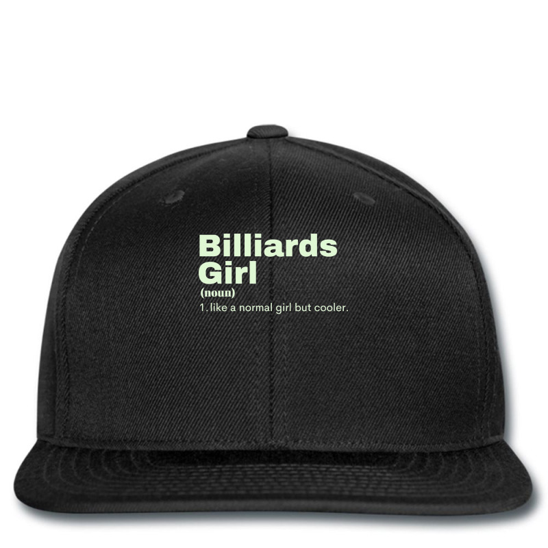 Billiards Girl Billiards Printed hat by henyelleetchc | Artistshot