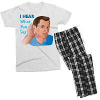 I Hear What You Say Nostalgia Men's T-shirt Pajama Set | Artistshot