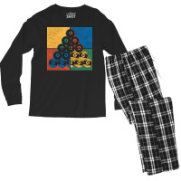 Pool Billiard Player Art Snooker Billiard Men's Long Sleeve Pajama Set | Artistshot