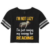 Saving Energy For Reading Book Books Trending Scorecard Crop Tee | Artistshot