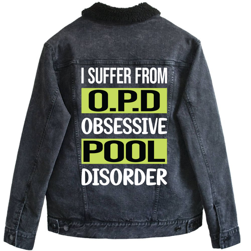 Obsessive Love Pool Unisex Sherpa-lined Denim Jacket | Artistshot