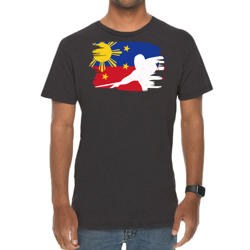 Pool Billiards Flag For Filipinos And Filipinas Vintage T-Shirt by fereksidqyj | Artistshot