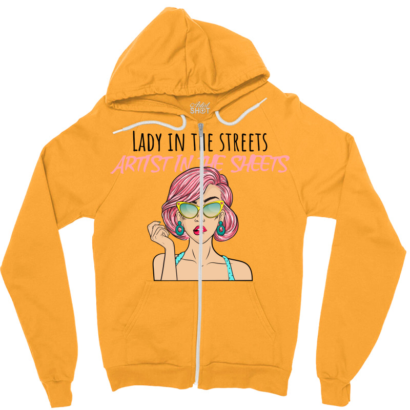 Lady In The Streets Nostalgia Zipper Hoodie | Artistshot