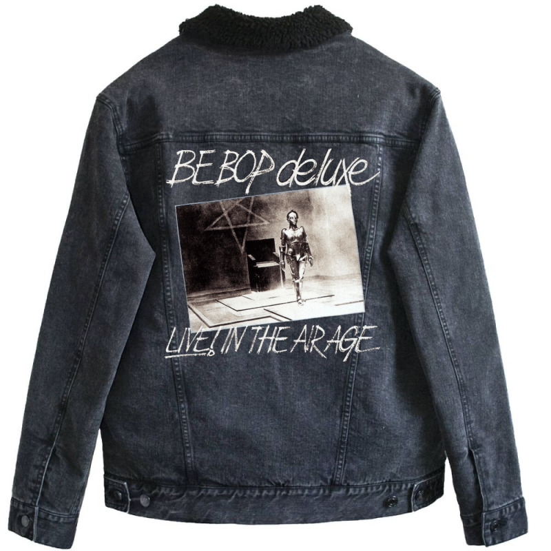 Be Bop Deluxe Unisex Sherpa-Lined Denim Jacket by urmyjotgev | Artistshot