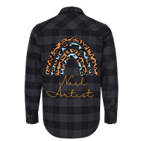 Gift Idea For Nail Artist Nail Tech Manicurist Nai Flannel Shirt | Artistshot