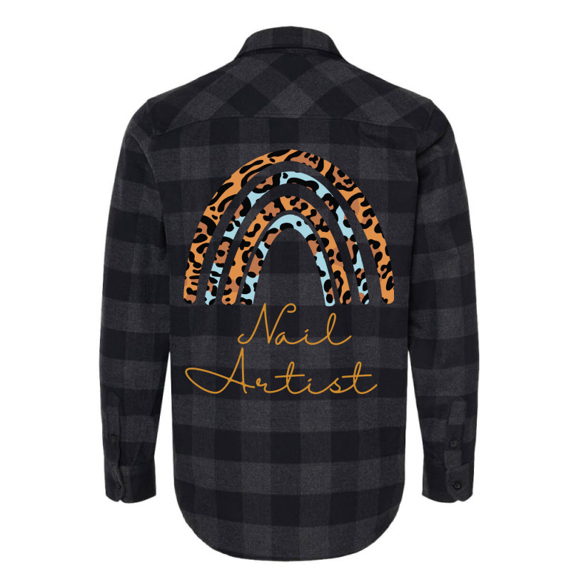 Gift Idea For Nail Artist Nail Tech Manicurist Nai Flannel Shirt | Artistshot