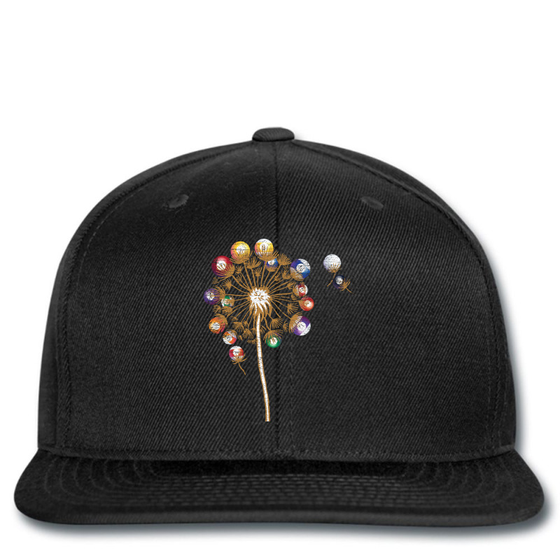 Pool Billiard Billiard Balls Dandelion Snooker Pla Printed Hat | Artistshot