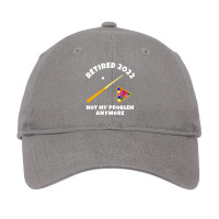 Retired 2022 Not My Problem Anymore Pool Billiards Adjustable Cap | Artistshot