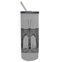 Brooklyn Bridge Skinny Tumbler | Artistshot