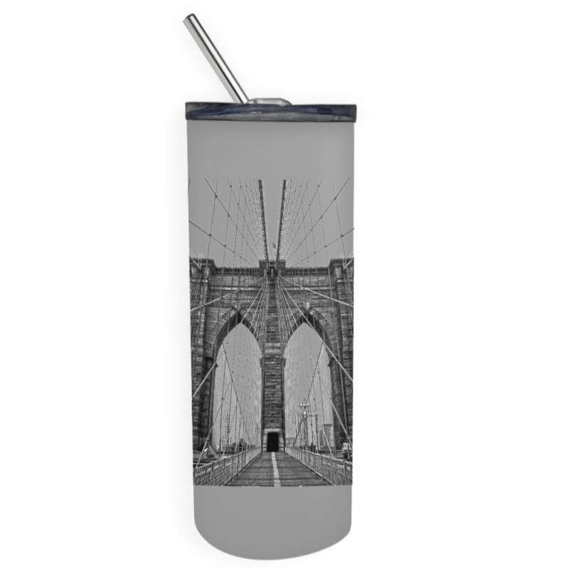 Brooklyn Bridge Skinny Tumbler | Artistshot