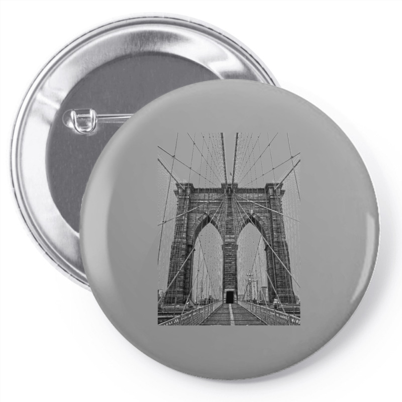 Brooklyn Bridge Pin-back Button | Artistshot