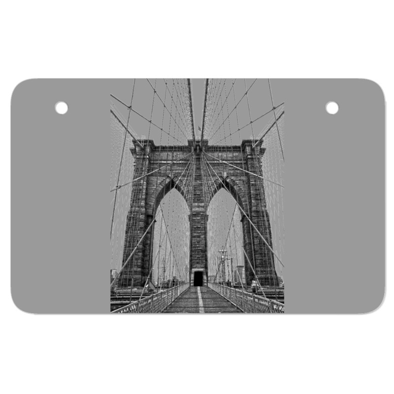 Brooklyn Bridge Atv License Plate | Artistshot