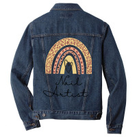 Gift Idea For Nail Artist Nail Tech Manicurist Nai Men Denim Jacket | Artistshot