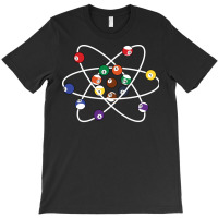 Pool Billiard Atoms Funny Billiards Gift T-shirt | Artistshot