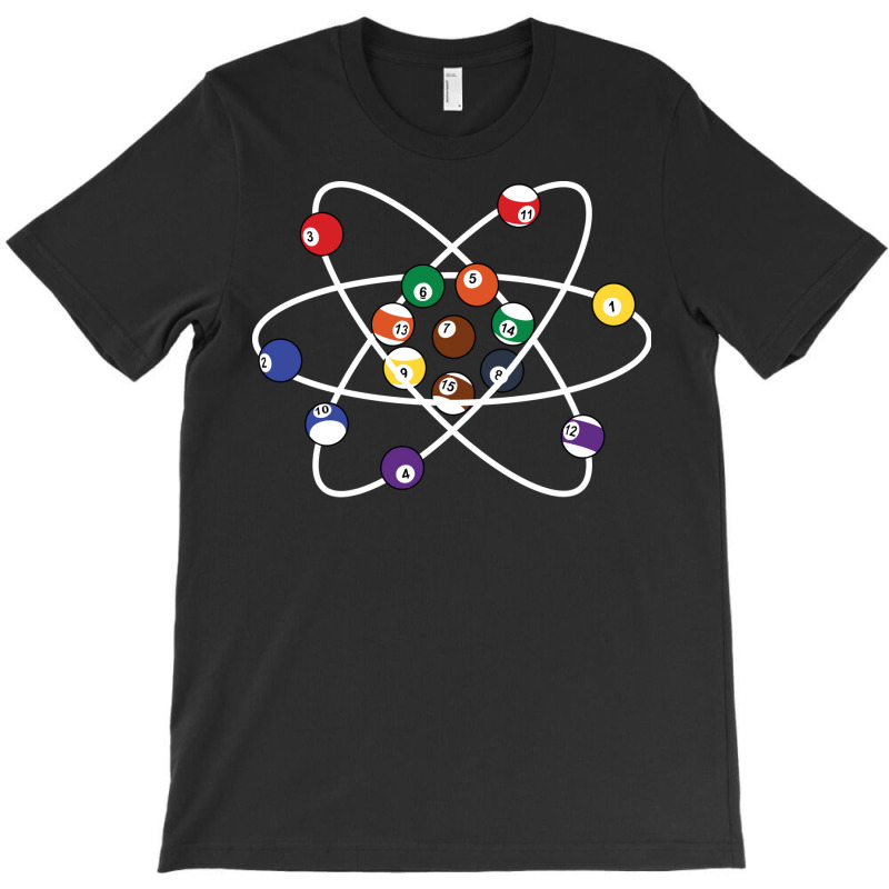 Pool Billiard Atoms Funny Billiards Gift T-shirt | Artistshot