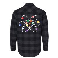 Pool Billiard Atoms Funny Billiards Gift Flannel Shirt | Artistshot