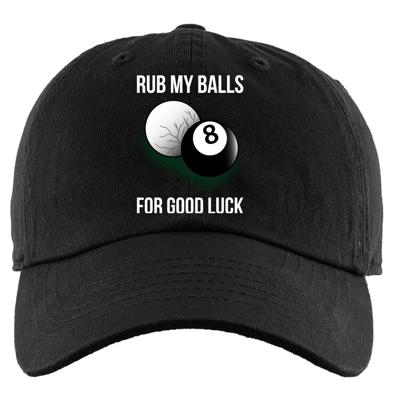 Rub My Balls For Good Luck Funny Billiards Gift 2 Kids Cap by henyelleetchc | Artistshot